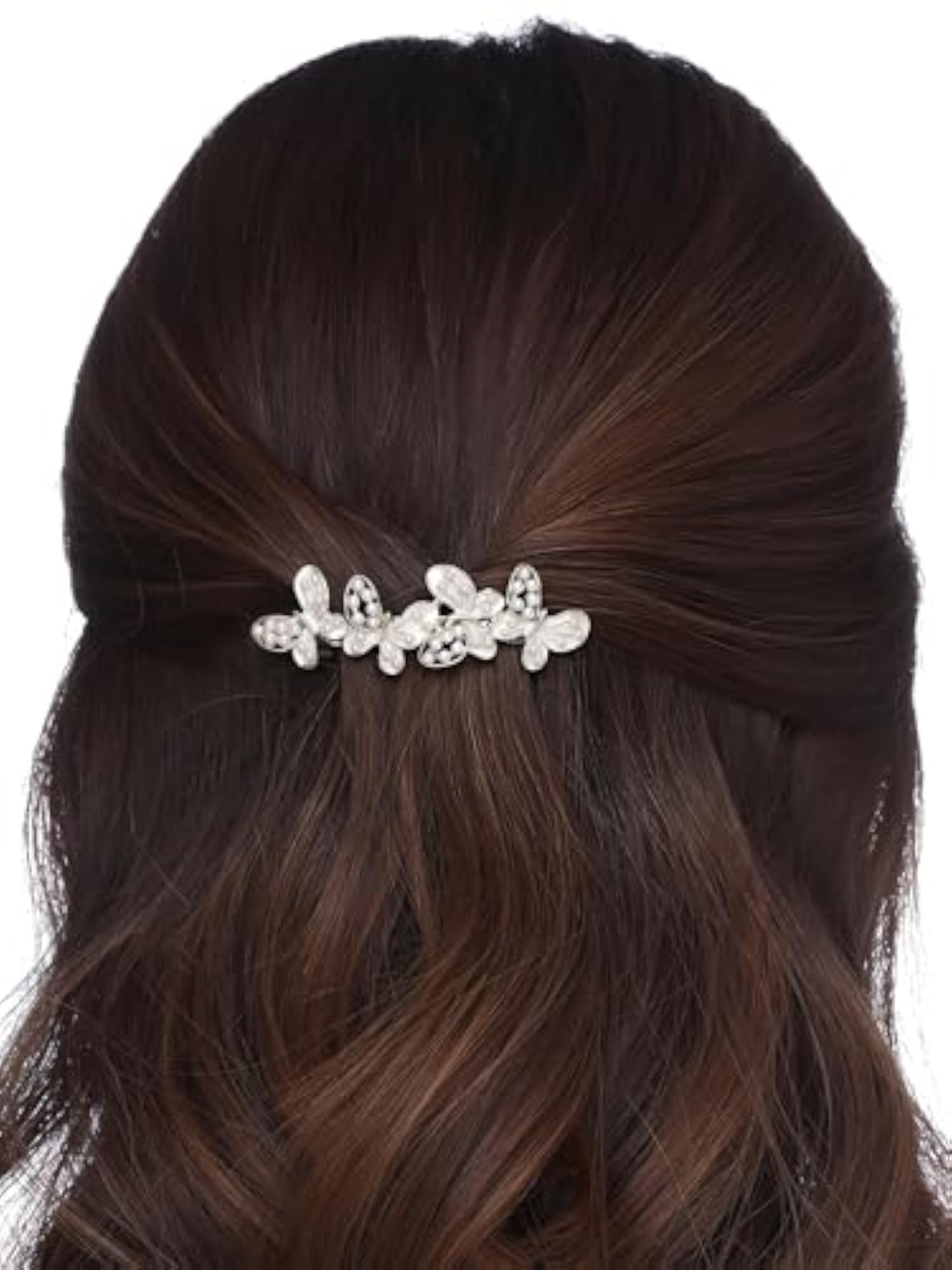 Women's Pearl Butterfly Hair Clip, Elegant Barrette Accessory